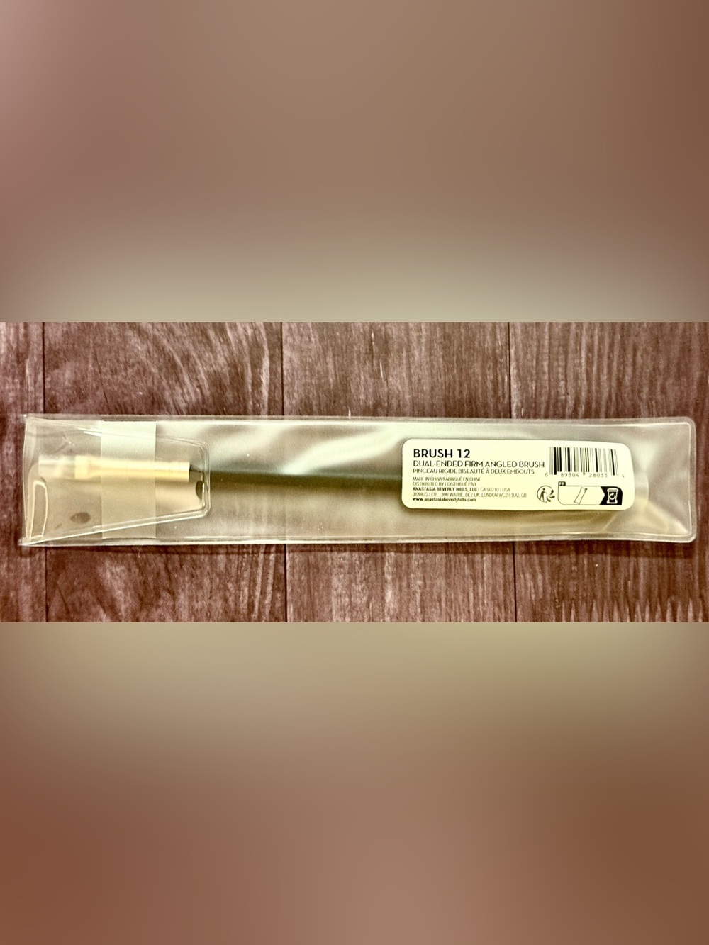 ANASTASIA BEVERLY HILLS || Dual-Ended Firm Angled Eyebrow Brush #12 ✨NWT✨ - Picture 4 of 4